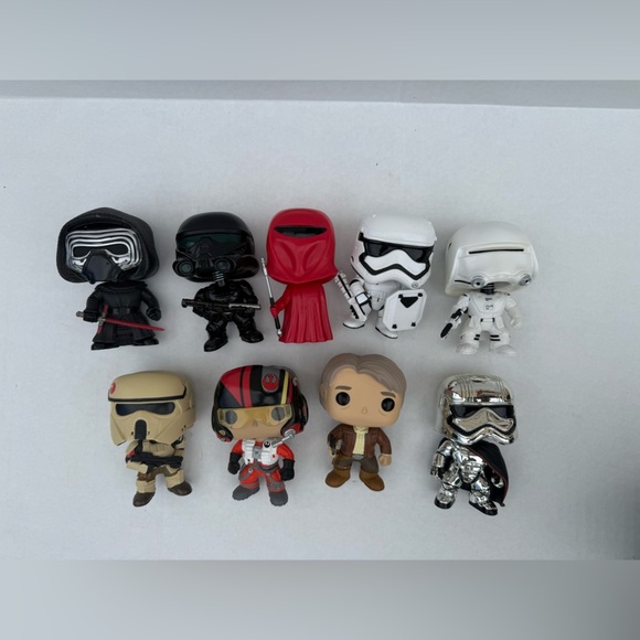 Star Wars Assortment of Opened Funko POP LOT of 9 - Picture 1 of 8